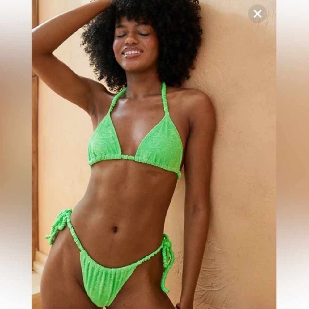 Aerie Swim Green Bikini Bottom, size small, new!